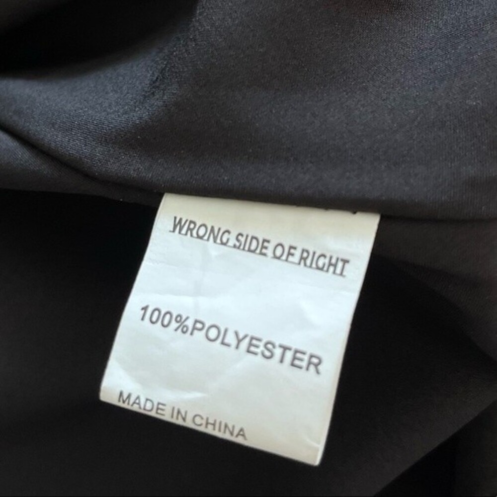 Wrong Side of Right Black Scuba Neoprene Crystal Embellished Fit & Flare Dress S - Picture 15 of 16